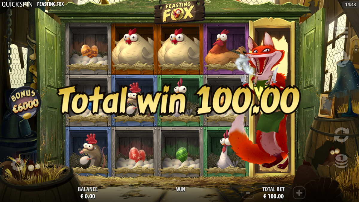  Feasting Fox